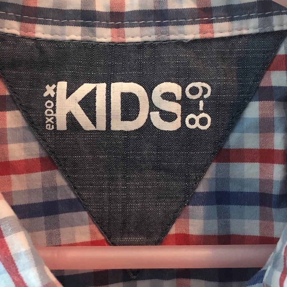 Short Sleeves Expo X Kids Size 8